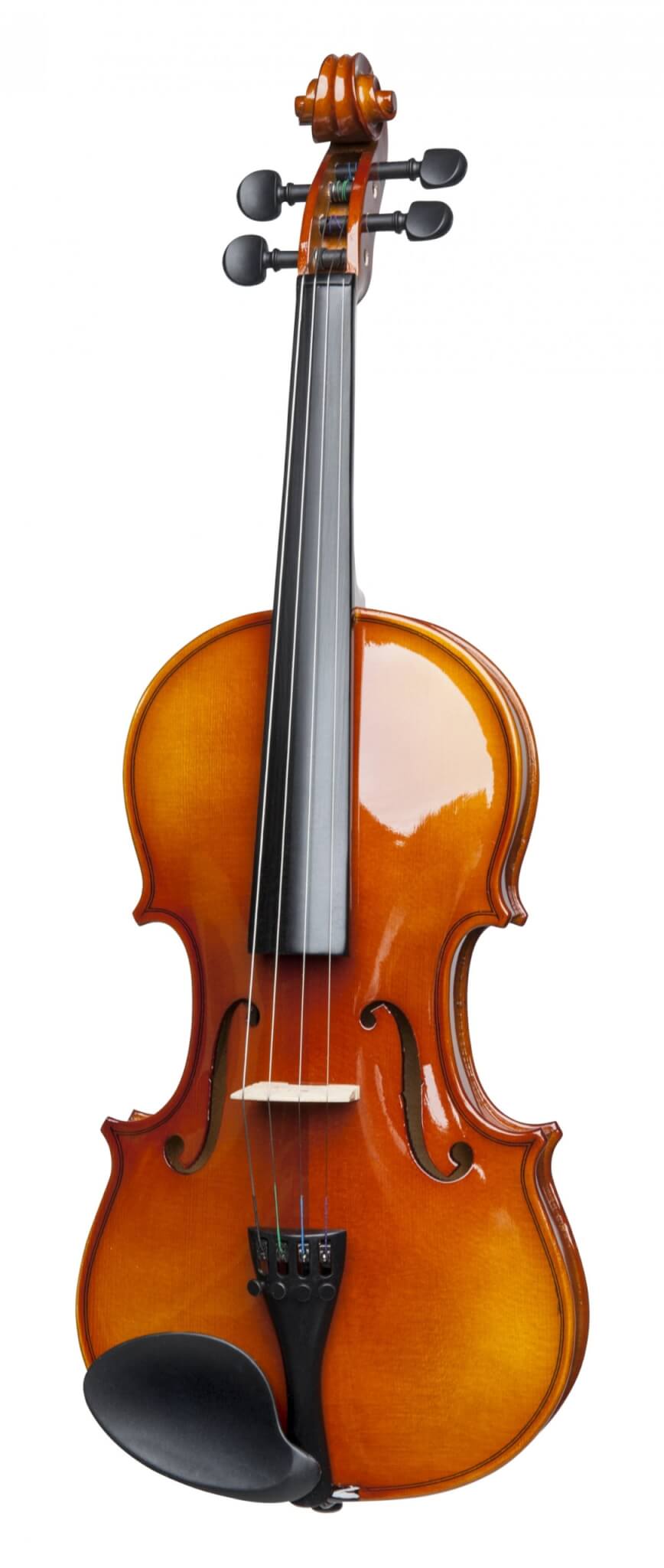 Violinen/Geigen-Set 4/4,schwarz-Koffer,Bogen,Kinnstütze,Feinstimmer,Kolofonium!n 